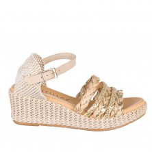 Cuñas Pitillos 5502 Mujer Natural