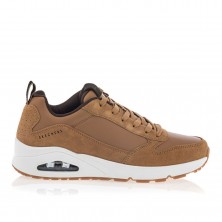 Sneakers Skechers Uno Hombre Cuero