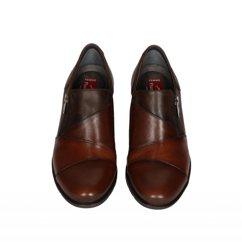 Zapatos De Tacón Fluchos F1802 Mujer Cuero