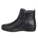 Botines Planos Laura Azaña 26811 Mujer Negro