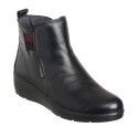 Botines Planos Laura Azaña 26811 Mujer Negro