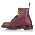 Botas Planas Dr. Martens 1460 Mujer Burdeos
