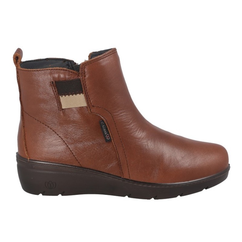 Botines Planos Laura Azaña 26811 Mujer Cuero