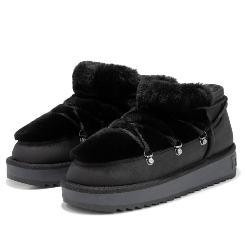 Botines Planos D.franklin Dfsh370011 Mujer Negro
