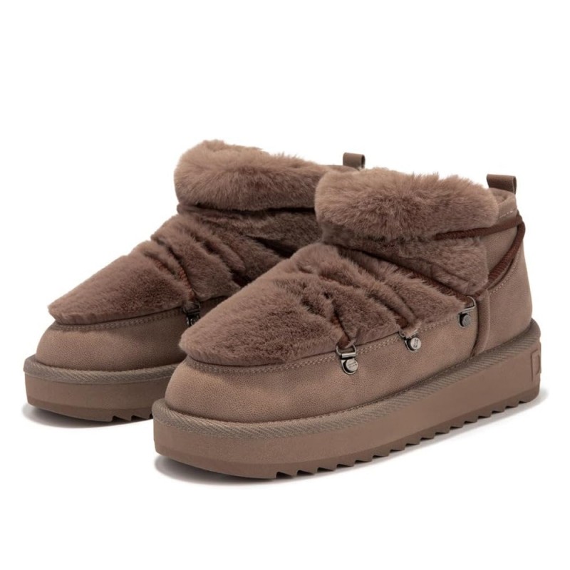 Botines Planos D.franklin Dfsh370011 Mujer Marron