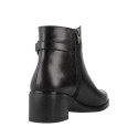 Botines De Tacón Dorking D9347 Mujer Negro