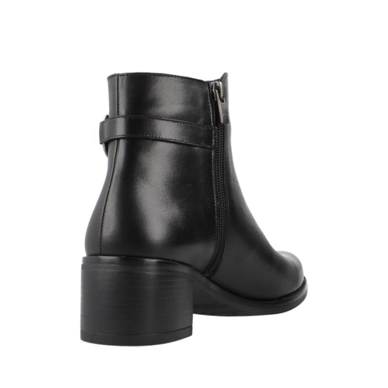Botines De Tacón Dorking D9347 Mujer Negro