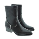 Botines De Tacón Noa Harmon 9762 Mujer Negro