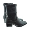 Botines De Tacón Noa Harmon 9762 Mujer Negro