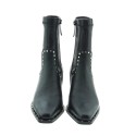 Botines De Tacón Noa Harmon 9762 Mujer Negro