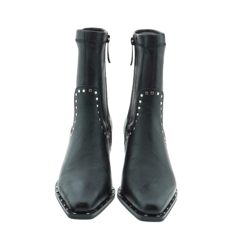 Botines De Tacón Noa Harmon 9762 Mujer Negro