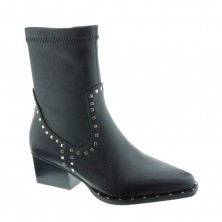 Botines De Tacón Noa Harmon 9762 Mujer Negro