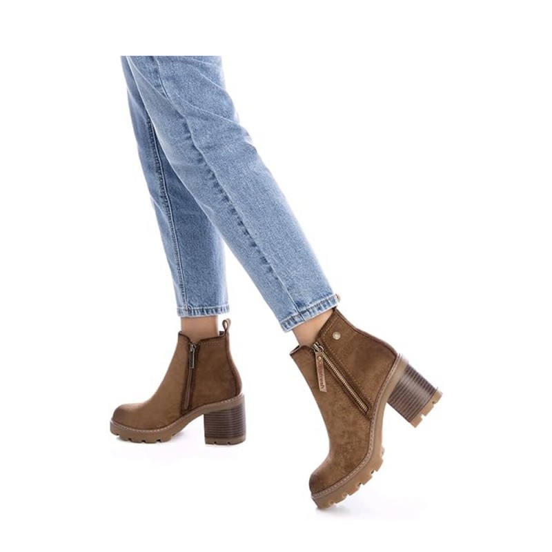 Botines De Tacón Refresh 172125 Mujer Camel