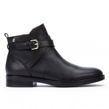 Botines Planos Pikolinos W3c-8869 Mujer Negro