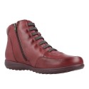 Botines Planos Pitillos 118 Mujer Burdeos