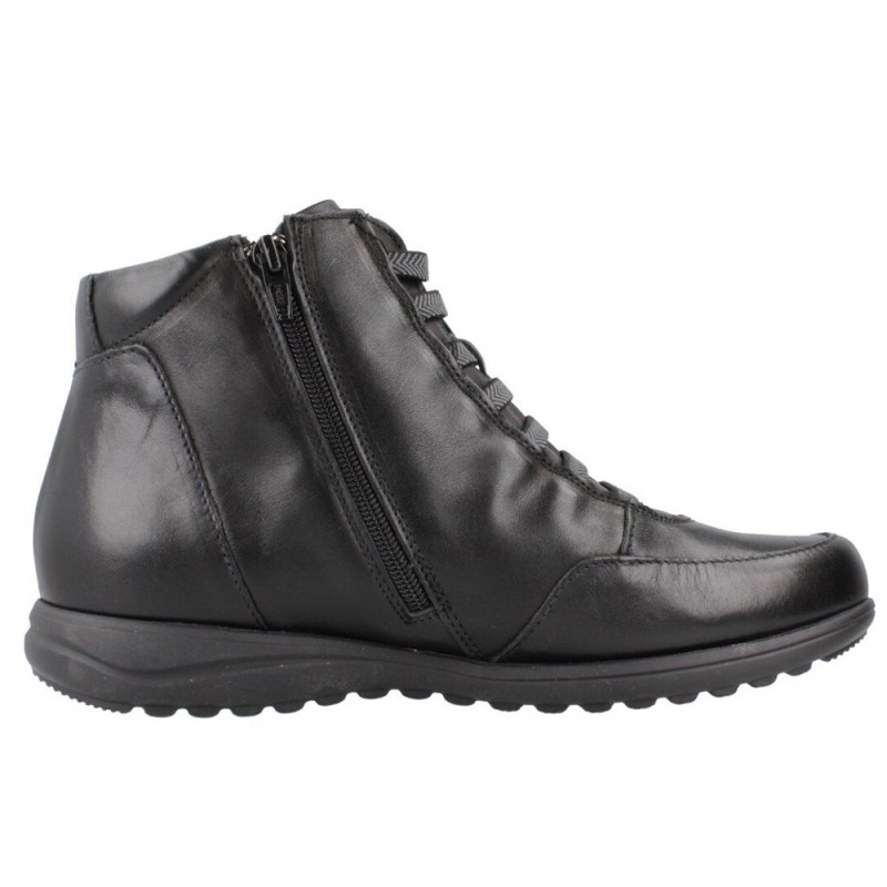 Botines Planos Pitillos 118 Mujer Negro