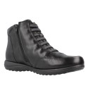 Botines Planos Pitillos 118 Mujer Negro