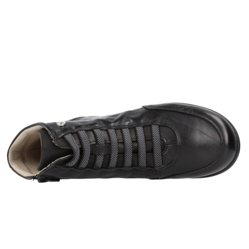 Botines Planos Pitillos 118 Mujer Negro