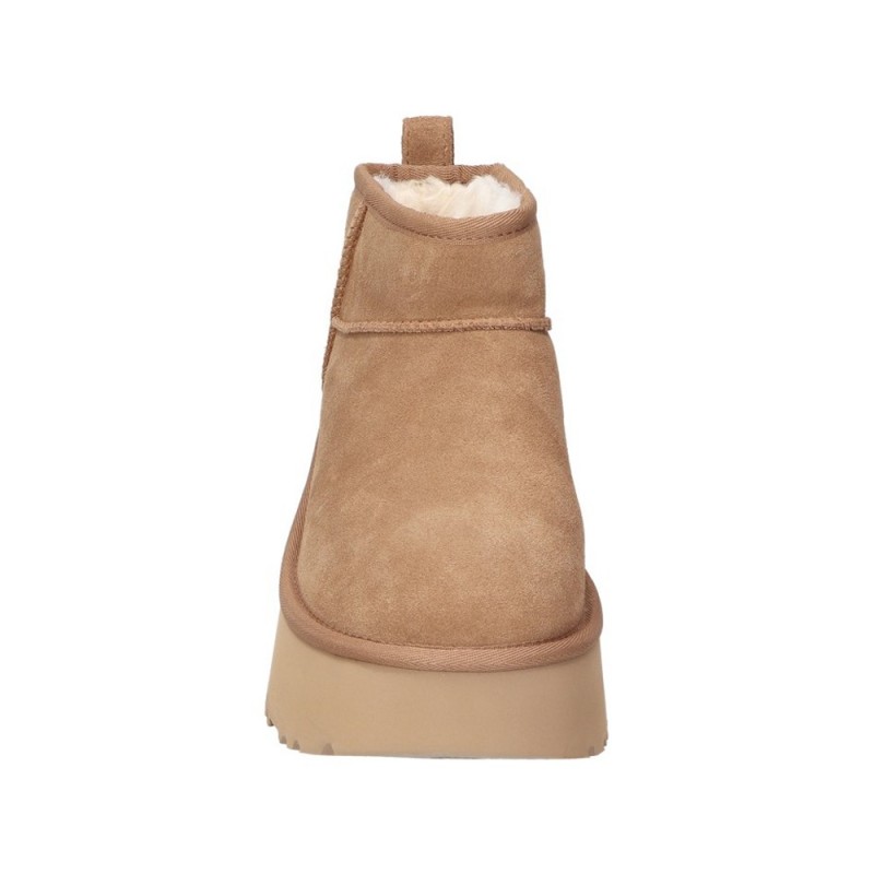 Botines Planos Ugg W Classic Ultra Mini New Mujer Cuero