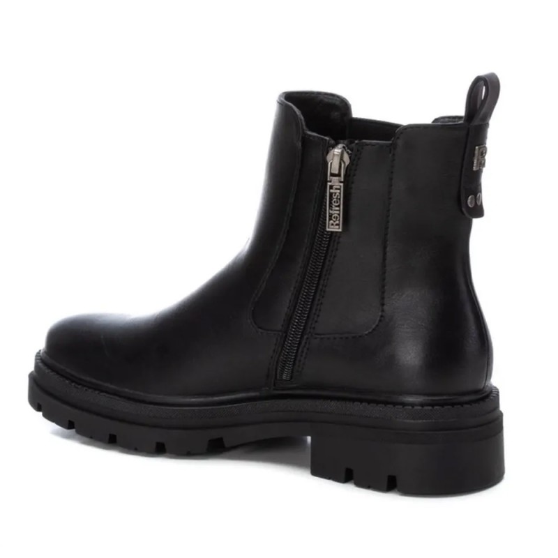 Botines Planos Refresh 171979 Mujer Negro