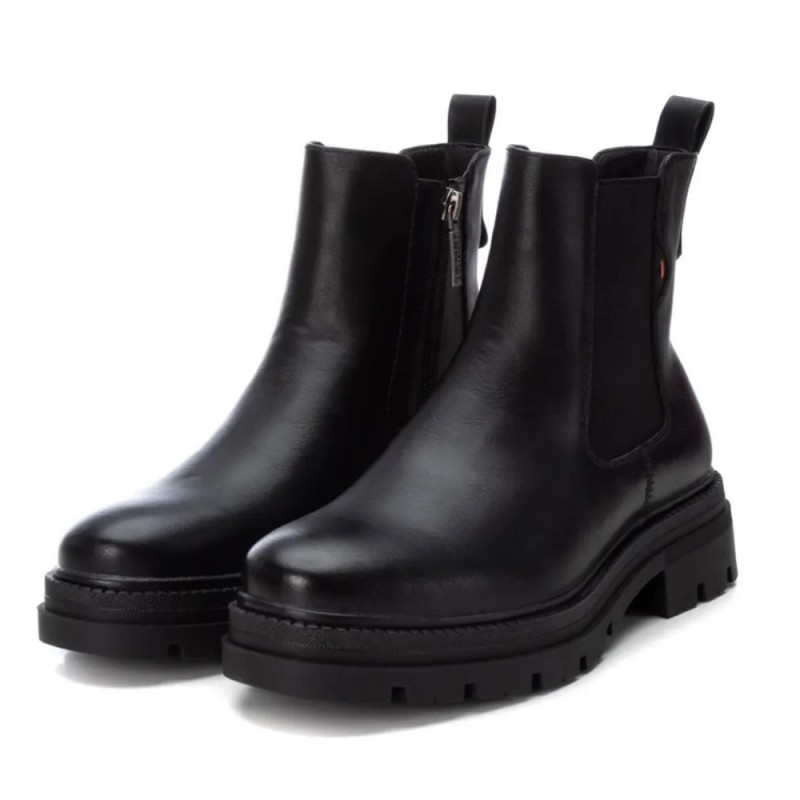 Botines Planos Refresh 171979 Mujer Negro