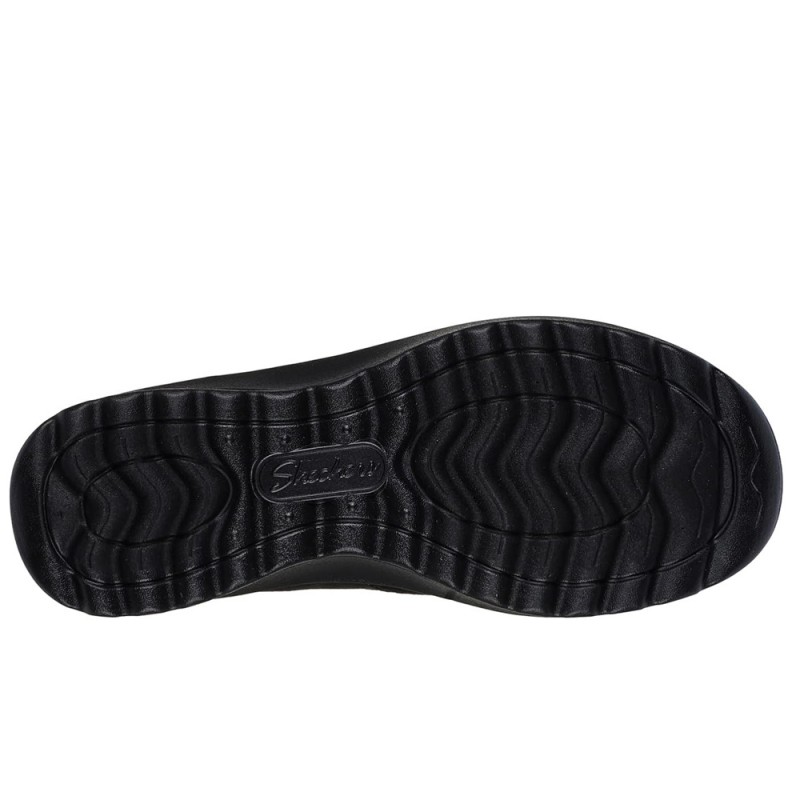 Botines Planos Skechers Fall In Bloom Mujer Negro