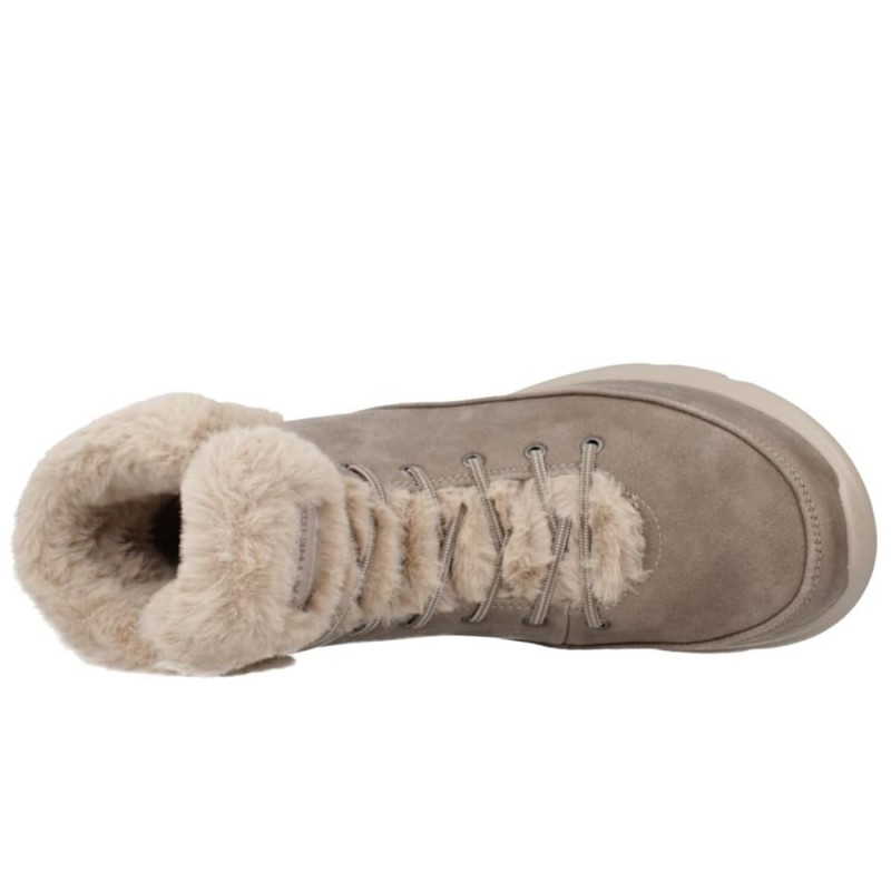 Botas Planas Skechers 144202 Mujer Taupe