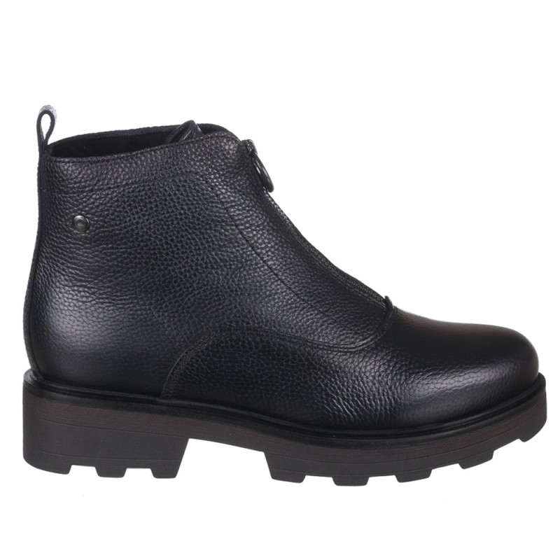 Botines Planos Zapp 6733 Mujer Plomo