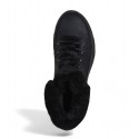 Botas Planas Skechers Wonderland Mujer Negro-negro