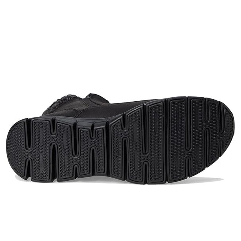 Botines Planos Skechers Synergy Mujer Negro-negro