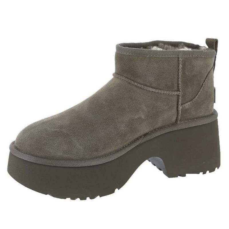 Botines Planos Ugg W Classic Ultra Mini New Mujer Taupe
