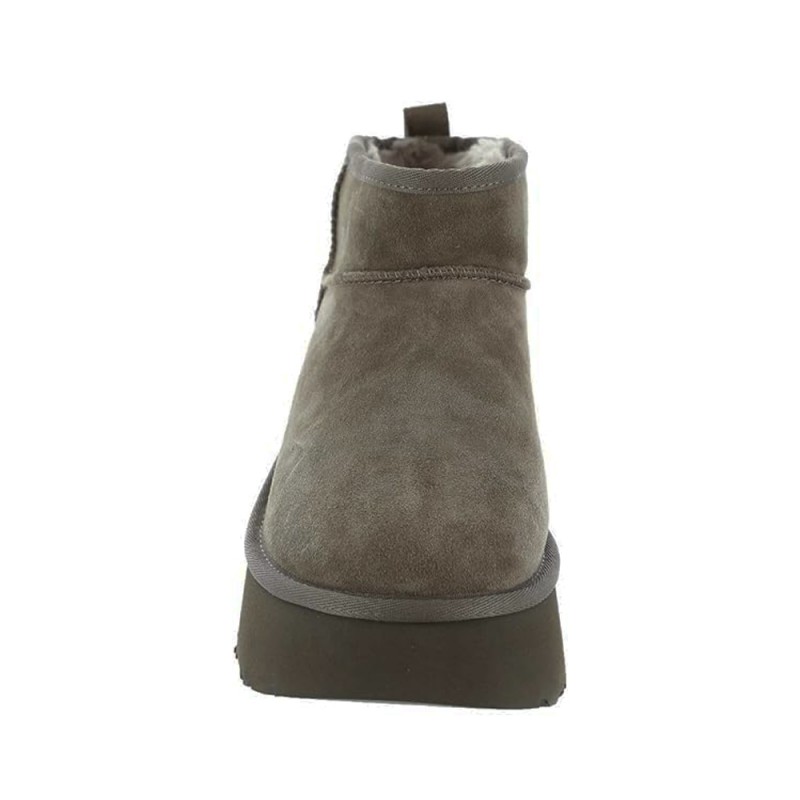 Botines Planos Ugg W Classic Ultra Mini New Mujer Taupe