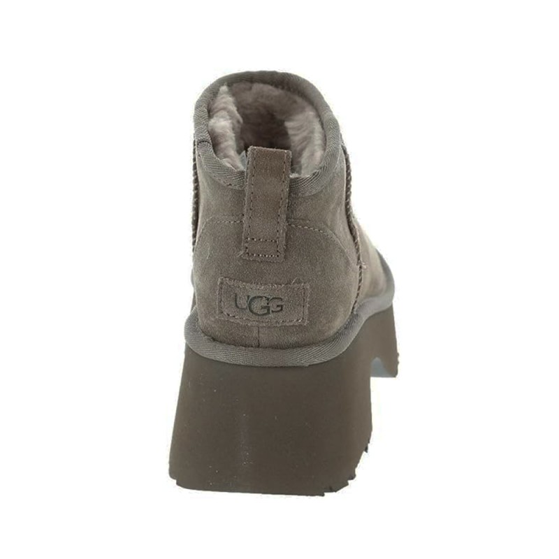 Botines Planos Ugg W Classic Ultra Mini New Mujer Taupe