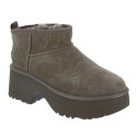 Botines Planos Ugg W Classic Ultra Mini New Mujer Taupe