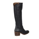 Botas de tacón Popa Randy Mujer Negro