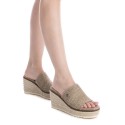 Sandalia de mujer REFRESH 172649 Taupe