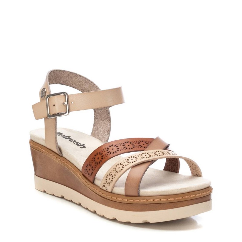 Sandalia de mujer REFRESH 172682 Beige