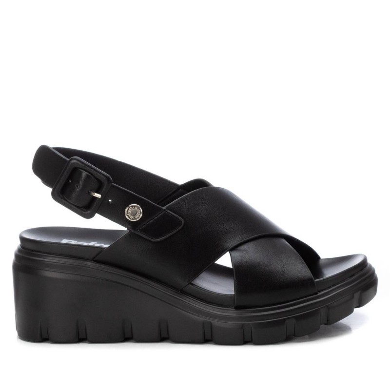 Sandalia de mujer REFRESH 172687 Negro