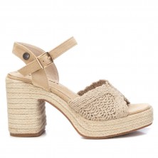 Sandalia de mujer REFRESH 172733 Beige