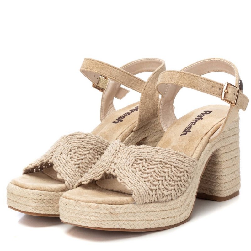 Sandalia de mujer REFRESH 172733 Beige