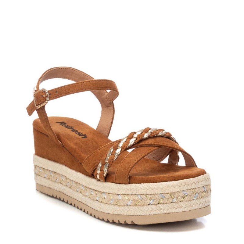 Sandalia de mujer REFRESH 172736 Camel