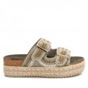 Sandalia de mujer REFRESH 172760 Kaki