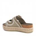 Sandalia de mujer REFRESH 172760 Kaki
