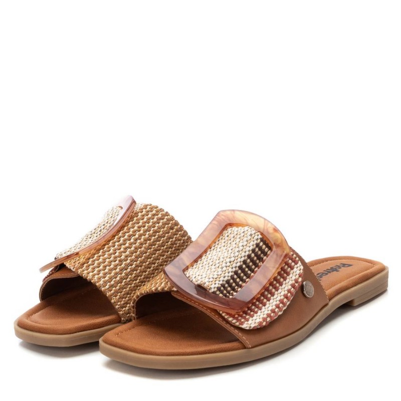 Sandalia de mujer REFRESH 172861 Camel