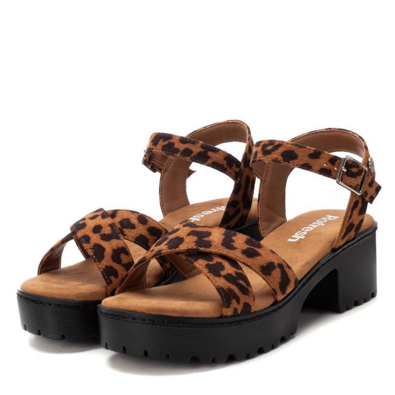 Sandalia de mujer REFRESH 173133 Camel