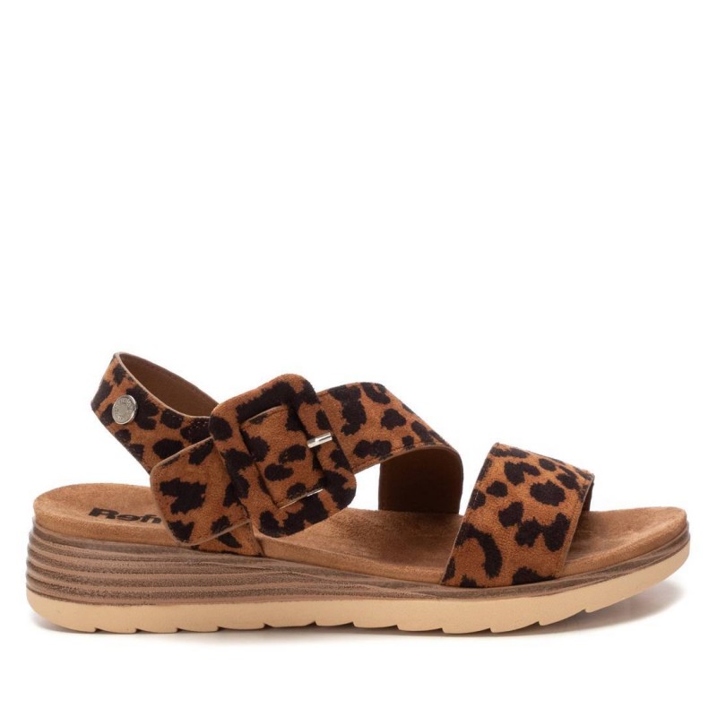 Sandalia de mujer REFRESH 173143 Camel