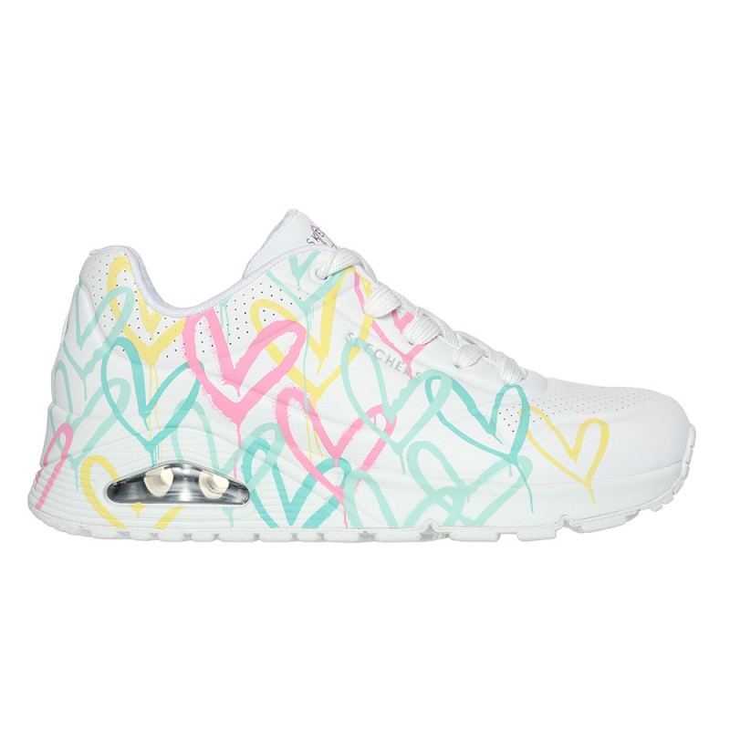 Sneakers Skechers Uno-changed Love Mujer Blanco