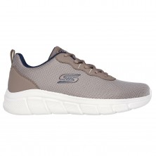 Sneakers Skechers Bobs Sport B Flex-icy Adge Hombre Taupe