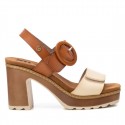 Sandalia de mujer XTI 144088 Camel