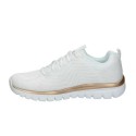 Sneakers Skechers Graceful-get Connected Mujer Blanco-oro